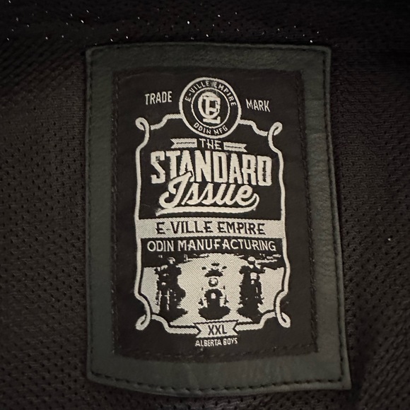 ODIN MFG X E-VILLE EMPIRE - The Standard Issue XXL. Motorcycle Harley Vest - Picture 2 of 10